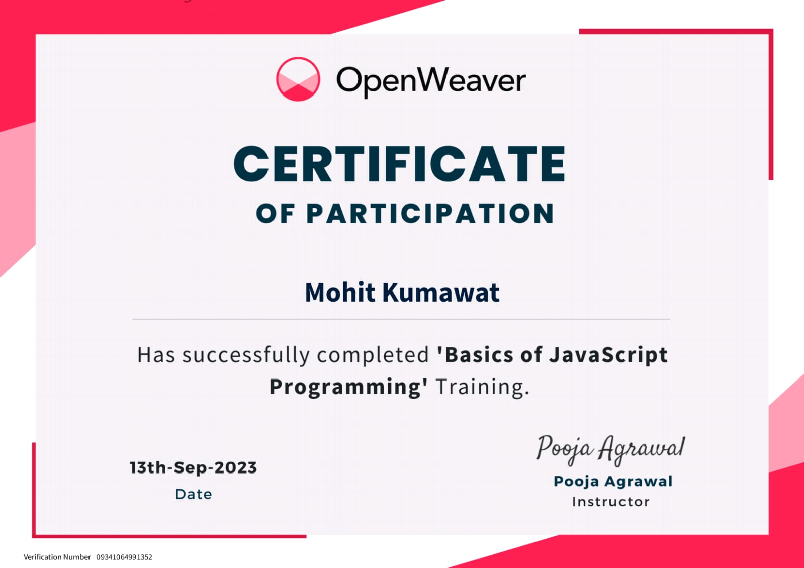 Certificate 14 Title