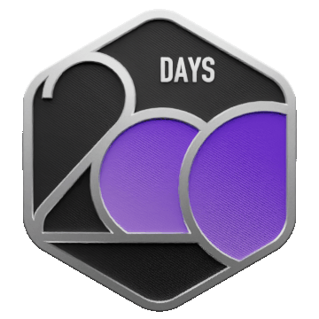 200 Days Badge - 2024-12-22